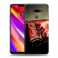 Дизайнерский пластиковый чехол для LG G8 ThinQ Coca-cola