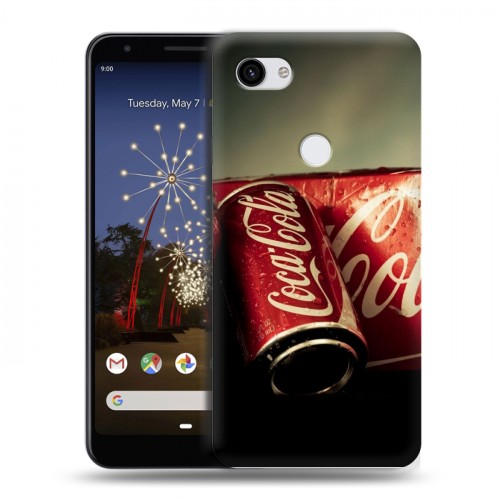 Дизайнерский пластиковый чехол для Google Pixel 3a XL Coca-cola