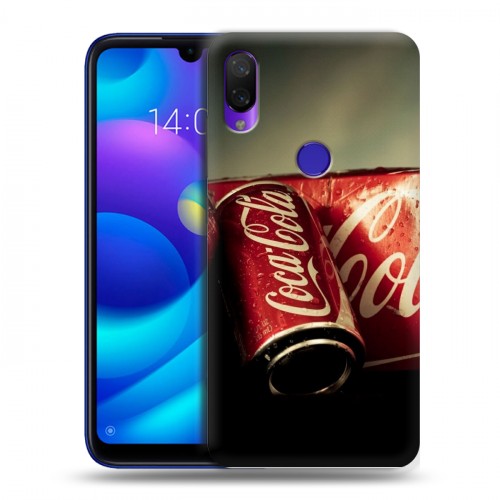 Дизайнерский пластиковый чехол для Xiaomi Mi Play Coca-cola