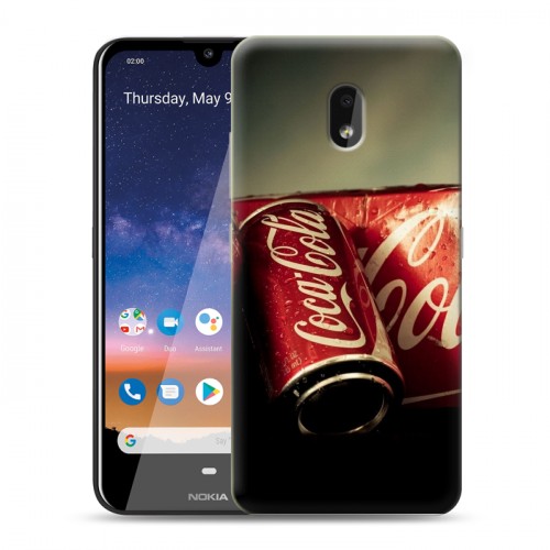 Дизайнерский силиконовый чехол для Nokia 2.2 Coca-cola