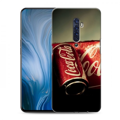 Дизайнерский пластиковый чехол для OPPO Reno2 Z Coca-cola