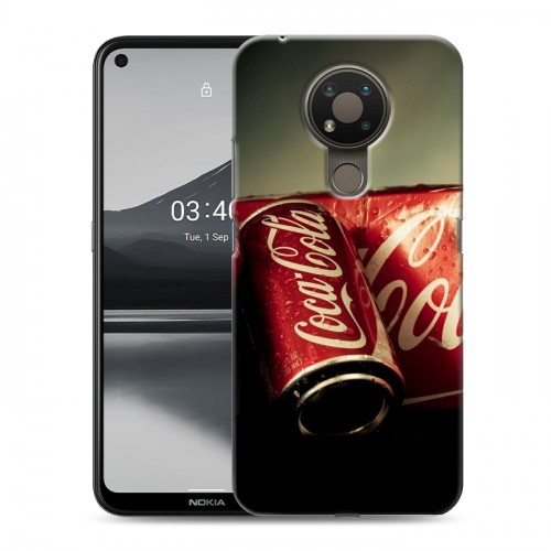 Дизайнерский пластиковый чехол для Nokia 3.4 Coca-cola