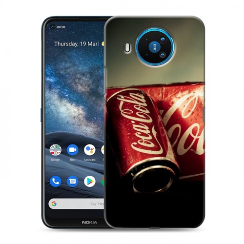 Дизайнерский силиконовый чехол для Nokia 8.3 Coca-cola