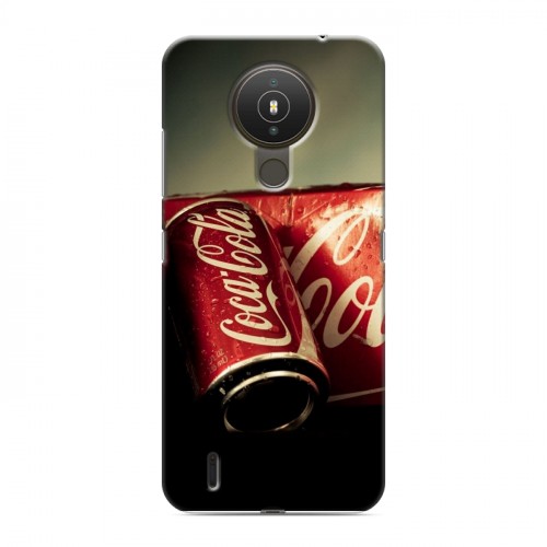 Дизайнерский силиконовый чехол для Nokia 1.4 Coca-cola