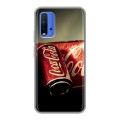 Дизайнерский силиконовый чехол для Xiaomi RedMi 9T Coca-cola