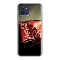 Дизайнерский силиконовый чехол для Samsung Galaxy A03 Coca-cola