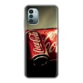 Дизайнерский силиконовый чехол для Nokia G11 Coca-cola