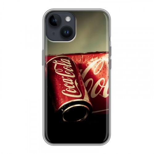 Дизайнерский пластиковый чехол для Iphone 14 Coca-cola