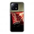 Дизайнерский силиконовый чехол для Xiaomi 13 Coca-cola
