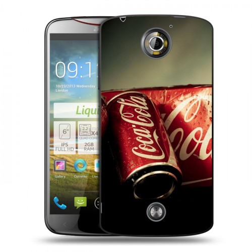 Дизайнерский пластиковый чехол для Acer Liquid S2 Coca-cola