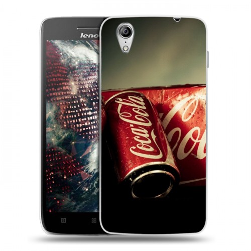 Дизайнерский пластиковый чехол для Lenovo Vibe X Coca-cola