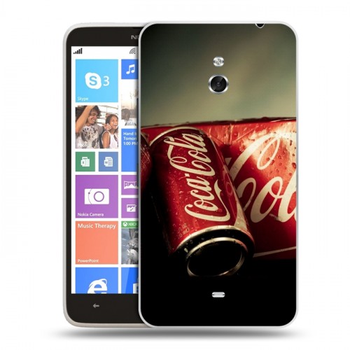 Дизайнерский пластиковый чехол для Nokia Lumia 1320 Coca-cola