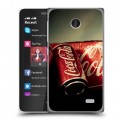 Дизайнерский пластиковый чехол для Nokia X Coca-cola