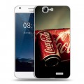 Дизайнерский пластиковый чехол для Huawei Ascend G7 Coca-cola