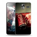 Дизайнерский силиконовый чехол для Lenovo S580 Ideaphone Coca-cola