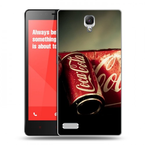 Дизайнерский пластиковый чехол для Xiaomi RedMi Note Coca-cola