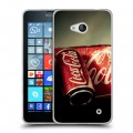 Дизайнерский пластиковый чехол для Microsoft Lumia 640 Coca-cola