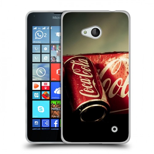 Дизайнерский пластиковый чехол для Microsoft Lumia 640 Coca-cola