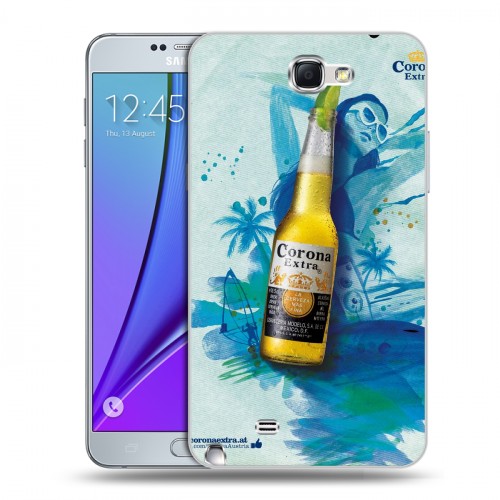 Дизайнерский пластиковый чехол для Samsung Galaxy Note 2 Corona