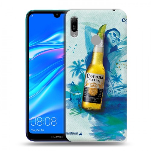 Дизайнерский пластиковый чехол для Huawei Y6 (2019) Corona