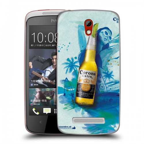 Дизайнерский пластиковый чехол для HTC Desire 500 Corona