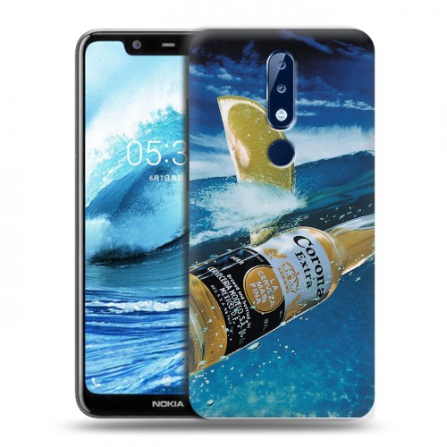 Дизайнерский силиконовый чехол для Nokia 5.1 Plus Corona