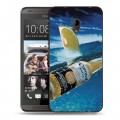 Дизайнерский пластиковый чехол для HTC Desire 700 Corona