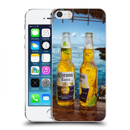 Дизайнерский пластиковый чехол для Iphone 5s Corona