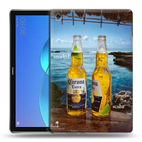 Дизайнерский силиконовый чехол для Huawei MediaPad M5 Lite Corona