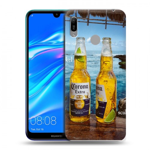 Дизайнерский пластиковый чехол для Huawei Y6 (2019) Corona
