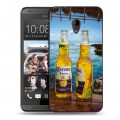 Дизайнерский пластиковый чехол для HTC Desire 700 Corona