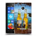 Дизайнерский пластиковый чехол для Microsoft Lumia 435 Corona