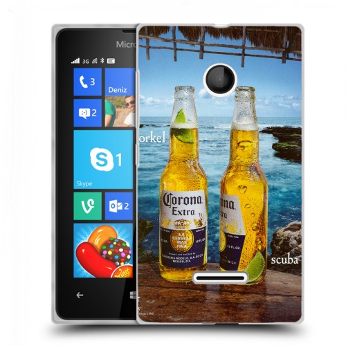 Дизайнерский пластиковый чехол для Microsoft Lumia 435 Corona