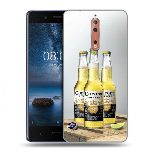 Дизайнерский пластиковый чехол для Nokia 8 Corona