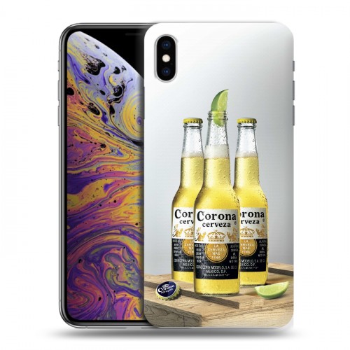 Дизайнерский силиконовый чехол для Iphone Xs Max Corona