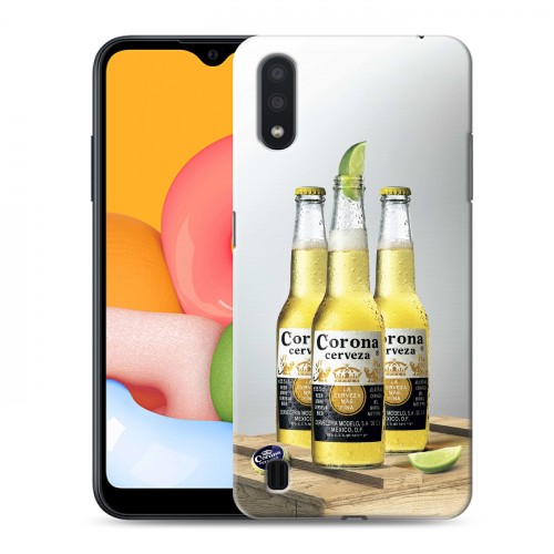 Дизайнерский силиконовый чехол для Samsung Galaxy M01 Corona