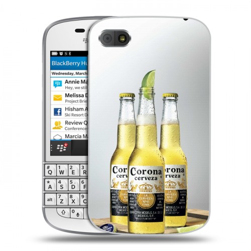 Дизайнерский пластиковый чехол для BlackBerry Q10 Corona