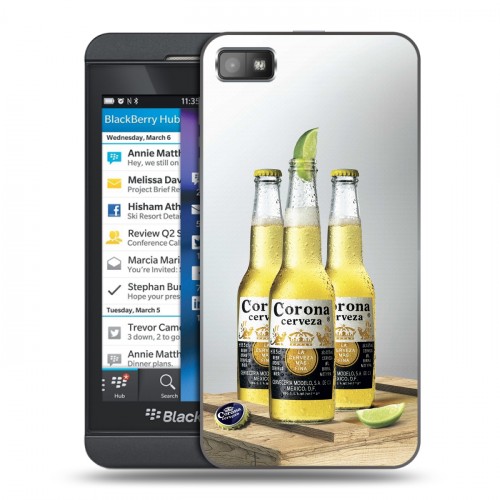 Дизайнерский пластиковый чехол для BlackBerry Z10 Corona
