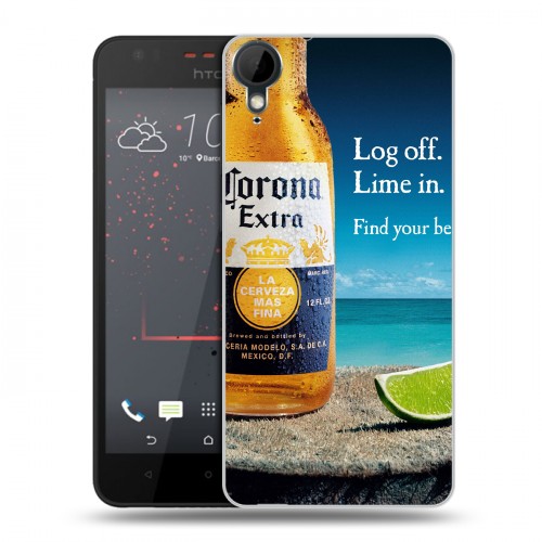 Дизайнерский пластиковый чехол для HTC Desire 825 Corona