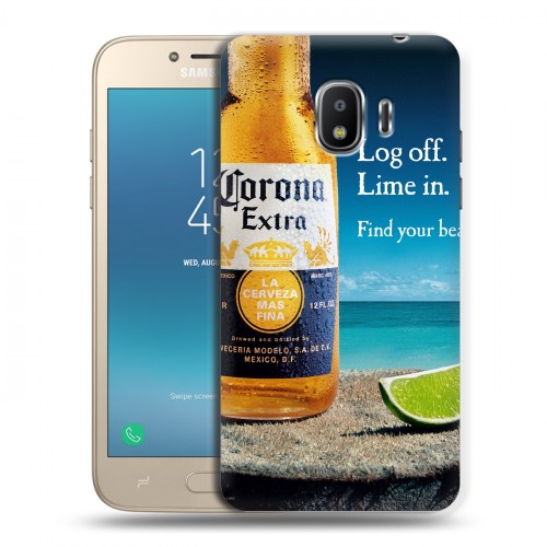 Дизайнерский пластиковый чехол для Samsung Galaxy J2 (2018) Corona