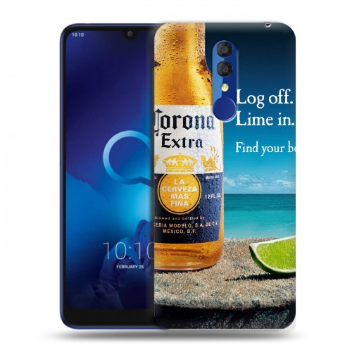 Дизайнерский пластиковый чехол для Alcatel 3 (2019) Corona