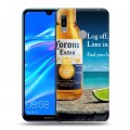 Дизайнерский пластиковый чехол для Huawei Y6 (2019) Corona