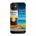 Дизайнерский пластиковый чехол для Iphone 12 Mini Corona