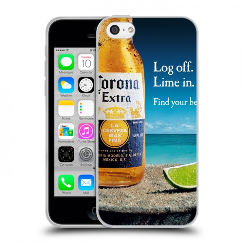 Дизайнерский пластиковый чехол для Iphone 5c Corona