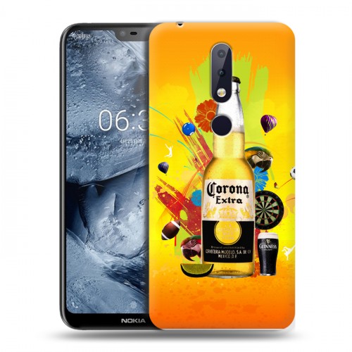 Дизайнерский пластиковый чехол для Nokia 6.1 Plus Corona