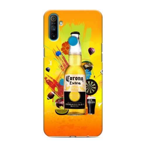 Дизайнерский силиконовый чехол для Realme C3 Corona