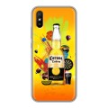 Дизайнерский силиконовый с усиленными углами чехол для Xiaomi RedMi 9A Corona