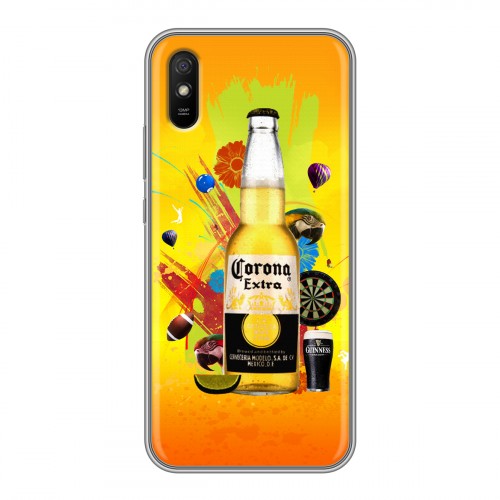 Дизайнерский силиконовый с усиленными углами чехол для Xiaomi RedMi 9A Corona