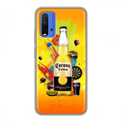 Дизайнерский силиконовый чехол для Xiaomi RedMi 9T Corona