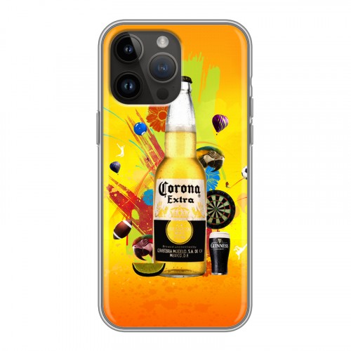 Дизайнерский силиконовый чехол для Iphone 14 Pro Max Corona